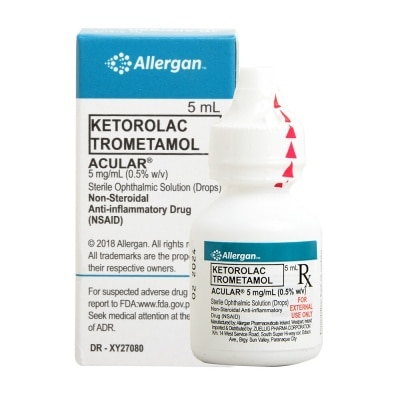 ACULAR Ketorolac trometamol 0.5% Ophthalmic Drops 5mL [PRESCRIPTION REQUIRED]