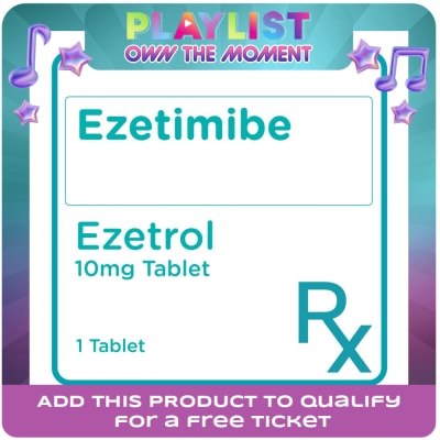 EZETROL - Ezetrol Ezetimibe 10mg 1 Tablet [Prescription Required]
