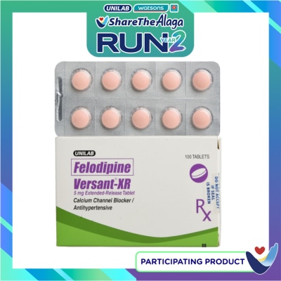 VERSANT Felodipine 5mg 1 Extended release Tablet [PRESCRIPTION REQUIRED] image