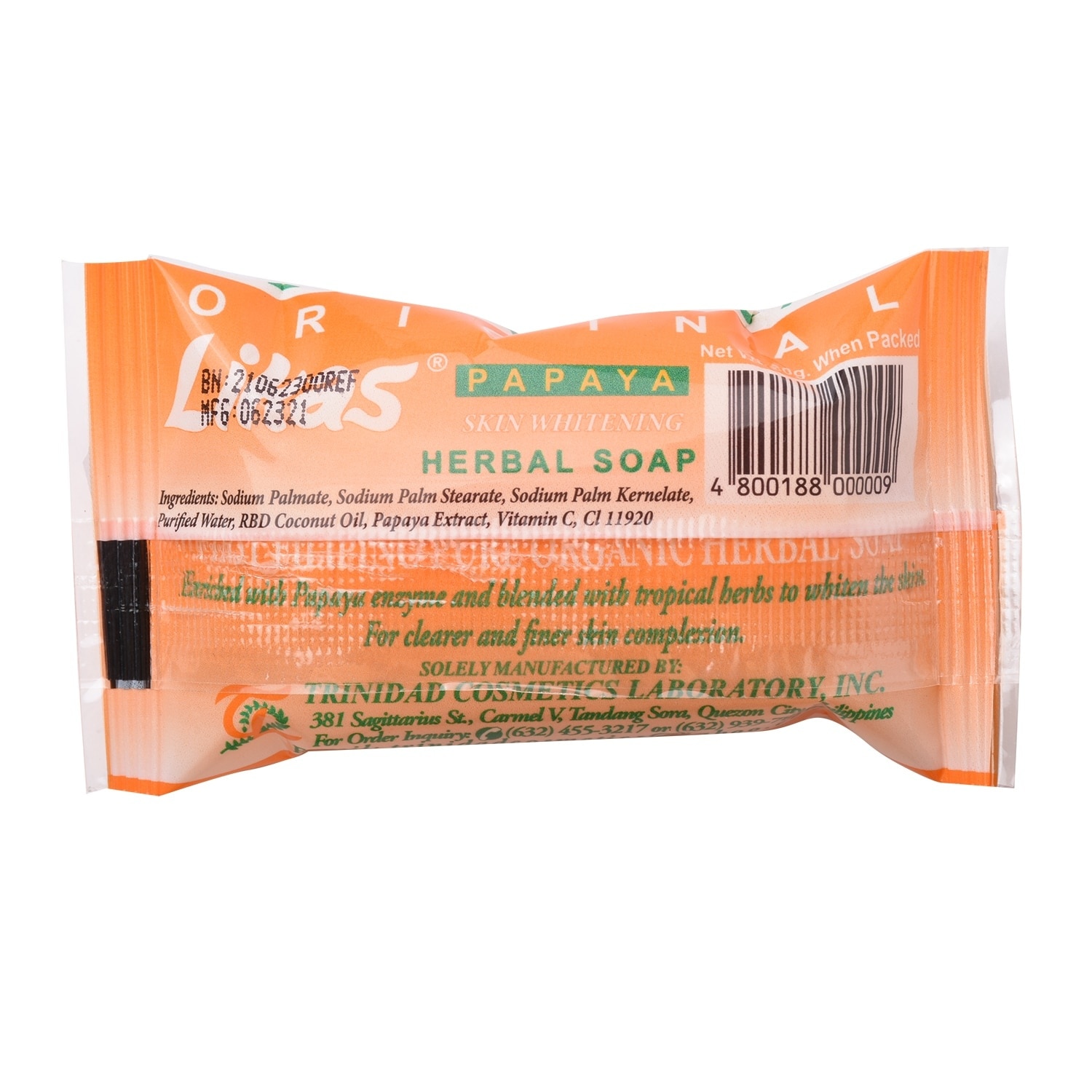 Papaya Bar Soap 30g