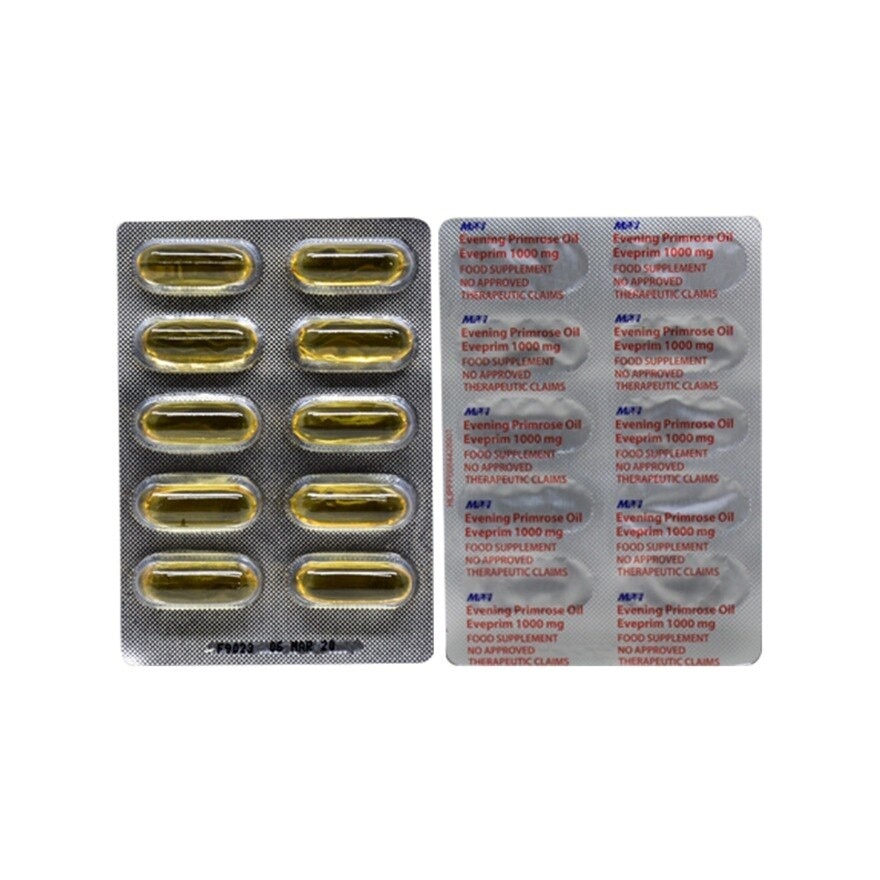 Evening Primrose Oil 1000mg 1 Softgel Capsule