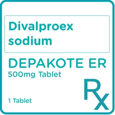 DEPAKOTE Divalproex Na 500 mg 1 Extended-Release Tablet [PRESCRIPTION REQUIRED]