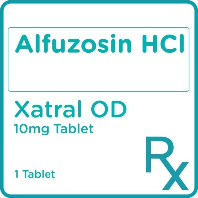 XATRAL Alfuzosin Hydrochloride 10mg 1 Tablet [PRESCRIPTION REQUIRED]