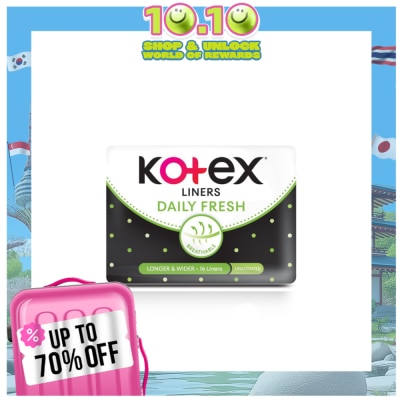 KOTEX Fresh Lightdays Long and Wide 16s