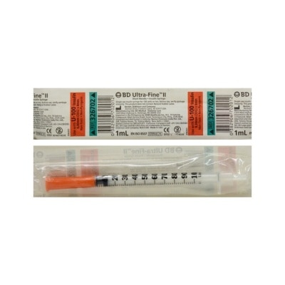 BD BD Ultrafine II Insulin 1mL x 1 Syringe