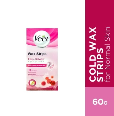 VEET Cold Wax Strips for Legs 12s (Normal Skin)