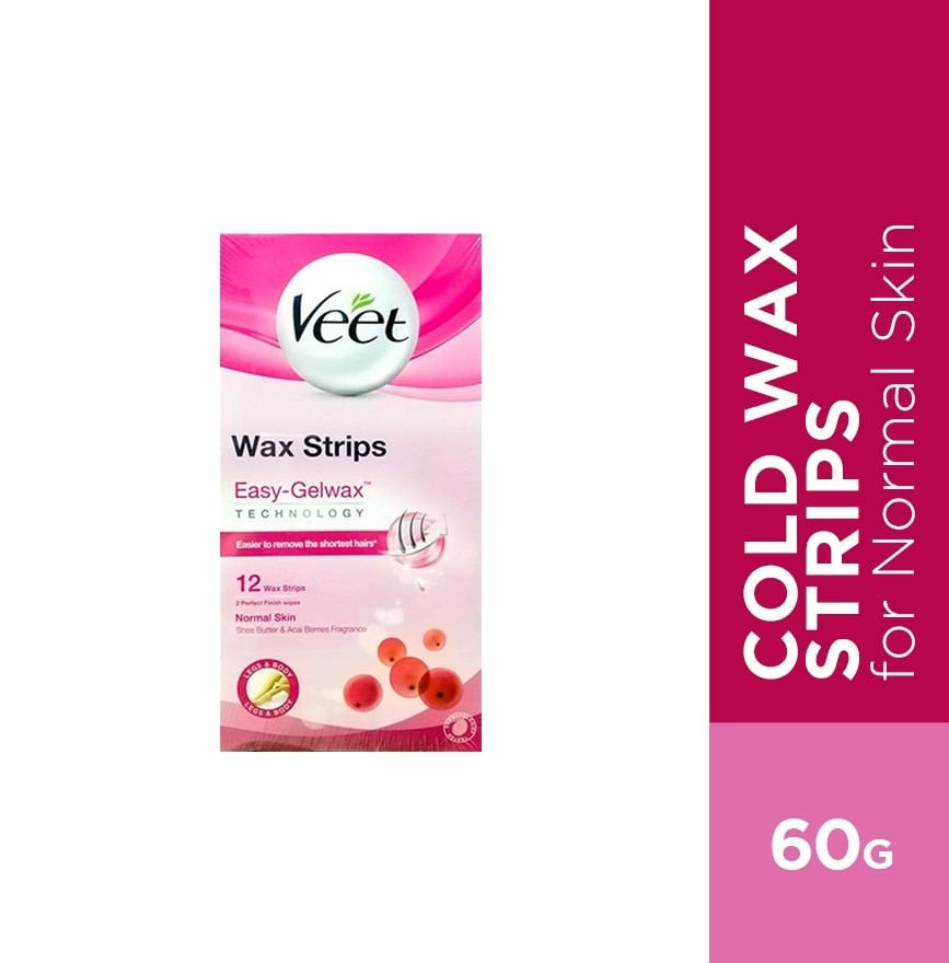 Cold Wax Strips for Legs 12s (Normal Skin)