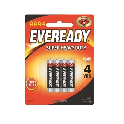 EVEREADY Blk Aaa 4S #1212Bp4