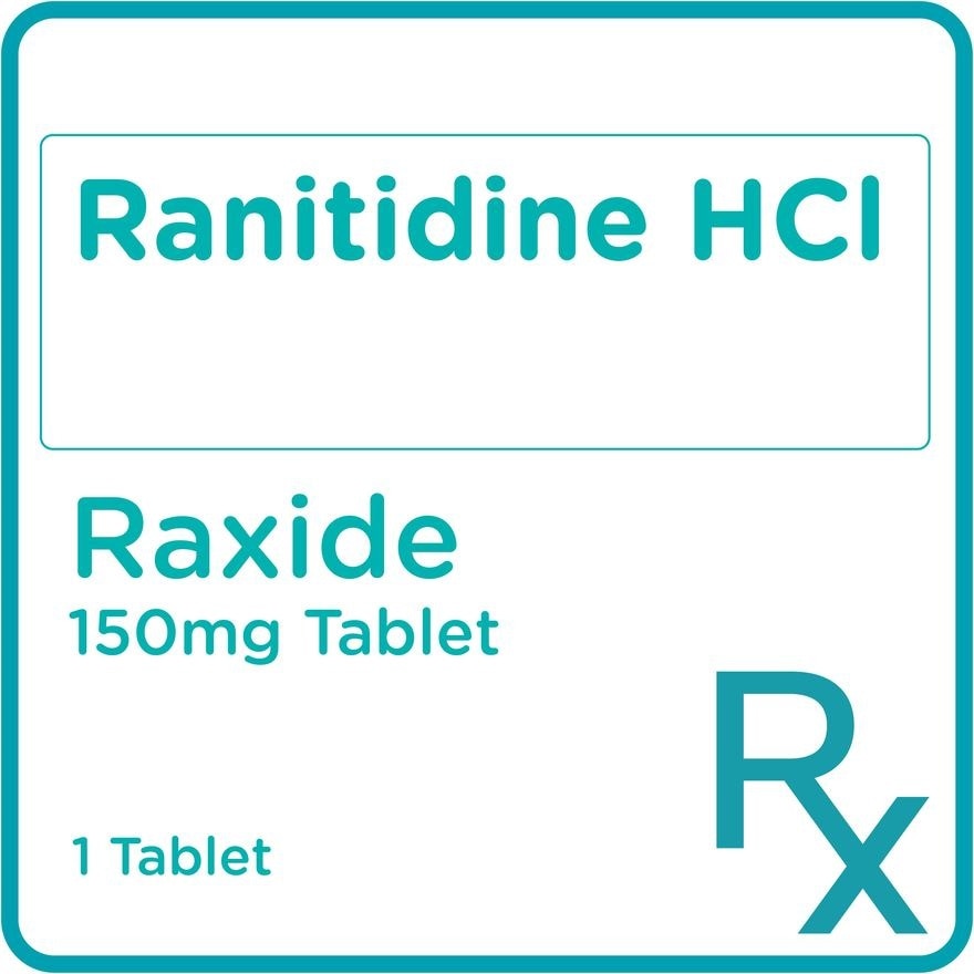 Ranitidine Hydrochloride 150mg 1 Tablet [PRESCRIPTION REQUIRED]