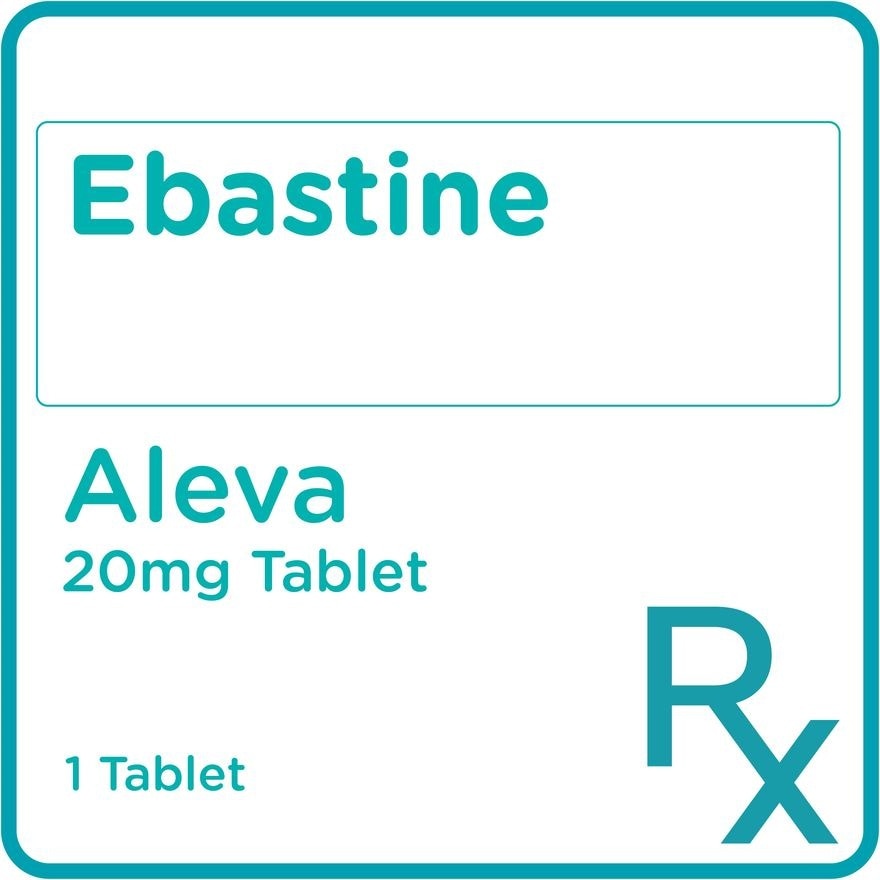 Ebastine 20 mg 1 Film-Coated Tablet [PRESCRIPTION REQUIRED]