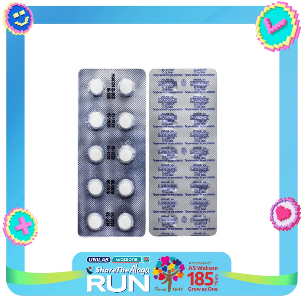 ALLERTA Loratadine 10mg Tablet Sold Per Piece