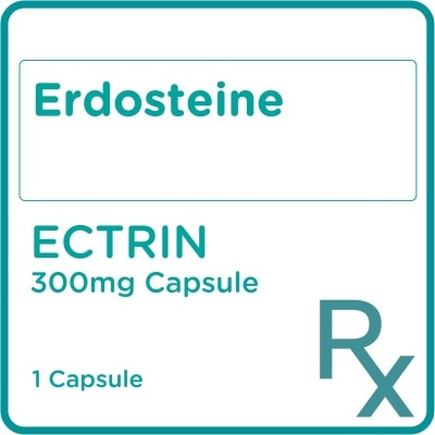 ECTRIN ECTRIN Erdosteine 300mg Sold Per Piece [PRESCRIPTION REQUIRED]