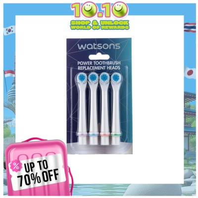 WATSONS Power Toothbrush Replacement Heads 4 pieces