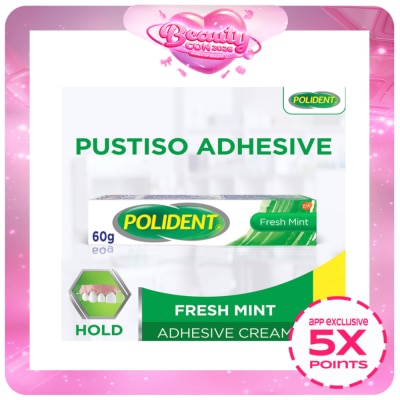 POLIDENT - Denture Adhesive Fresh Mint Cream 60g