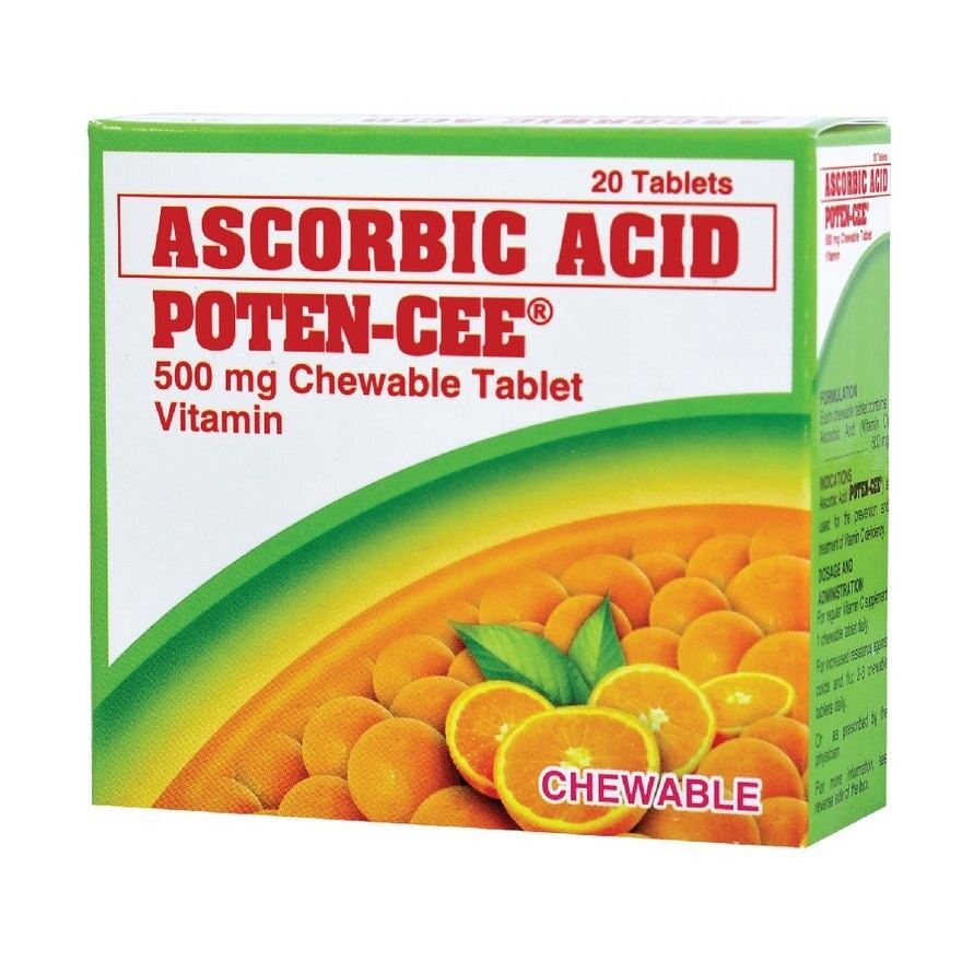 Ascorbic acid 20 Chewable Tablets