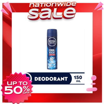 NIVEA Men Deodorant Cool Kick Anti-Perspirant Spray 150ml