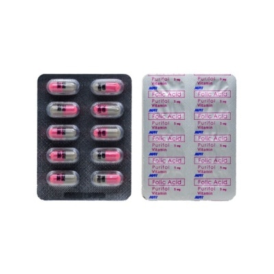 PURIFOL Folic Acid 1 Capsule 5mg