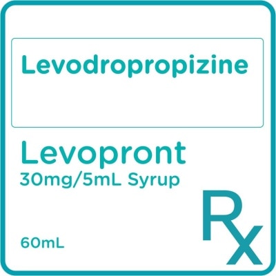 LEVOPRONT Levodropropizine 30mg/5mL Syrup 60mL [PRESCRIPTION REQUIRED]