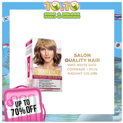 LOREAL Excellence Creme - 6.30 Golden Dark Brown
