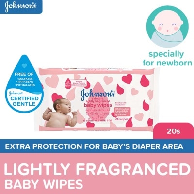 JOHNSONS BABY Johnson's Skincare Baby Wipes 20s - Wipes for Baby, Baby Care, Baby Essentials, Wet Wipes