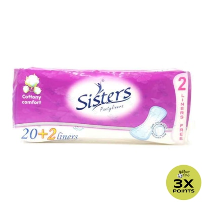 SISTERS Pantyliners  Cottony Comfort 202 liners