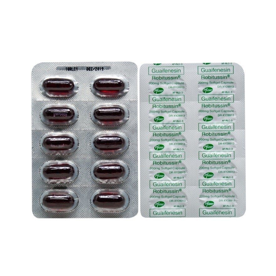 Guaifenesin 200mg 1 Softgel Capsule