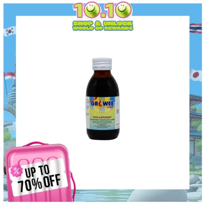 GROWEE Vitamins With Chlorella Growth Factor Syrup 120mL