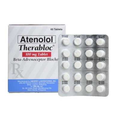 THERABLOC Therabloc Atenolol 100mg 1 Tablet [Prescription Required]