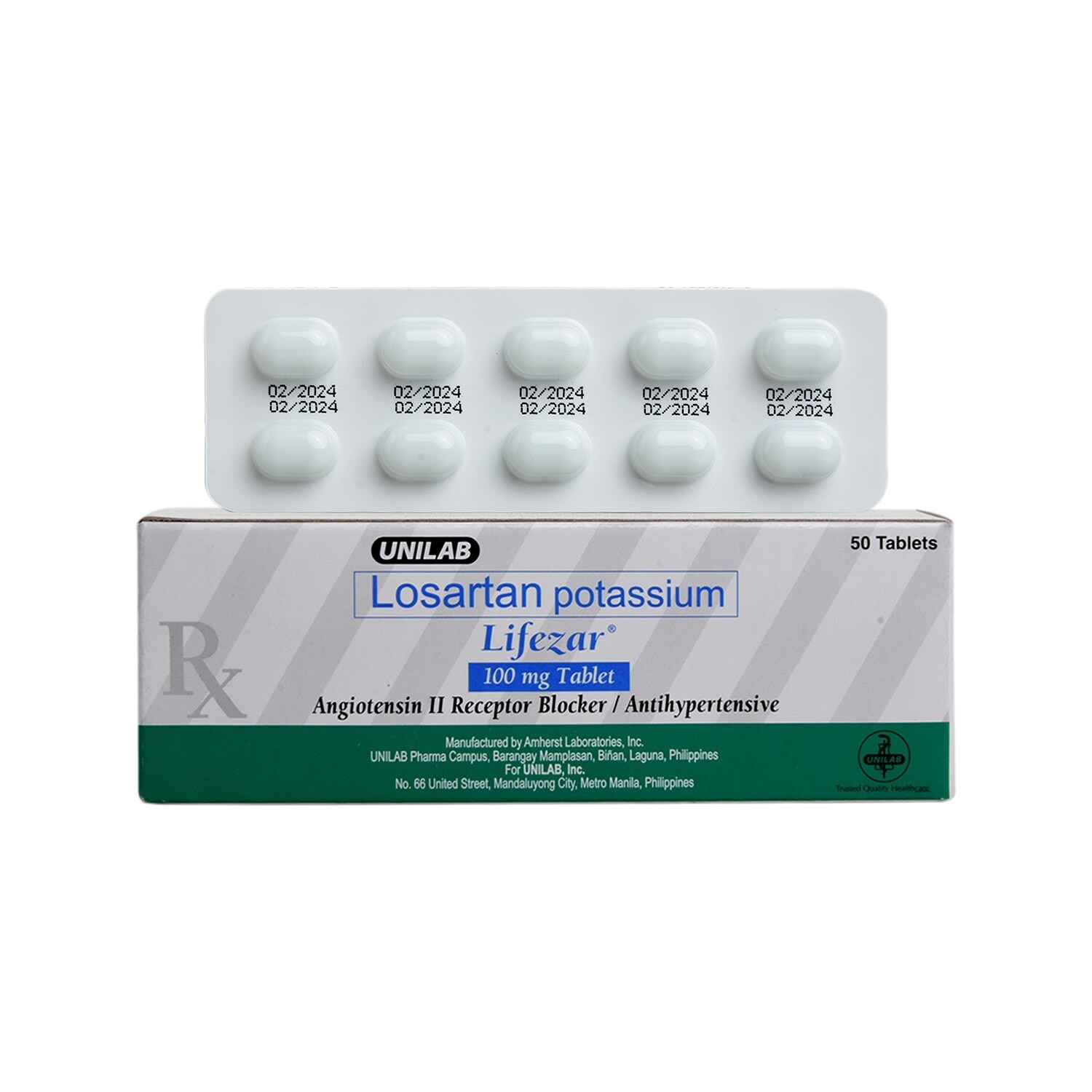 Losartan Potassium 100mg 1 Tablet [PRESCRIPTION REQUIRED]