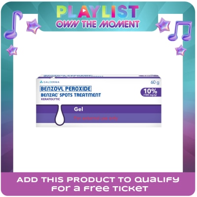 BENZAC - BENZAC Benzoyl Peroxide Spots Treatment Gel 10% 60gm Anti-Acne Pimple Gel Cream