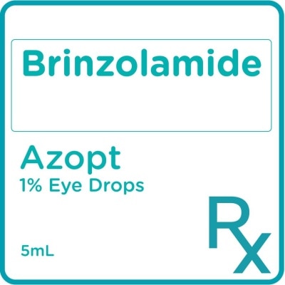 AZOPT Brinzolamide 1% Ophthalmic Suspension 5mL [PRESCRIPTION REQUIRED]