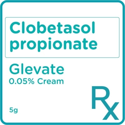 GLEVATE Clobetasol Propionate 0.05% Cream x5g [PRESCRIPTION REQUIRED]