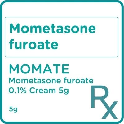 MOMATE Mometasone furoate 0.1% Cream 5g [PRESCRIPTION REQUIRED]