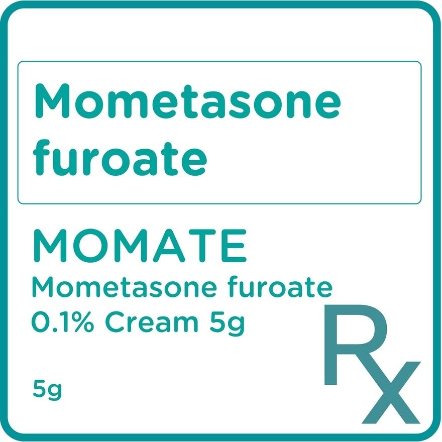 Mometasone furoate 0.1% Cream 5g [PRESCRIPTION REQUIRED]