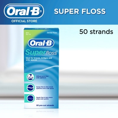 ORAL B Superfloss 50s