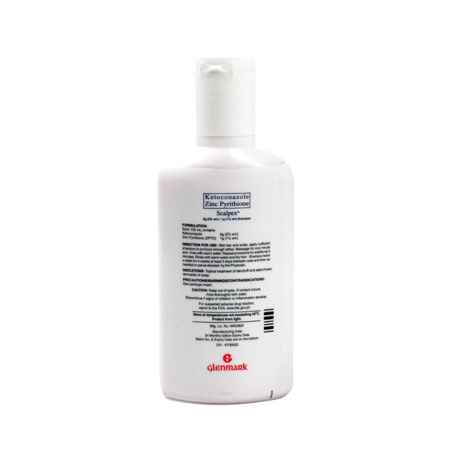 Ketoconazole Zinc Pyrithione Shampoo 60ml