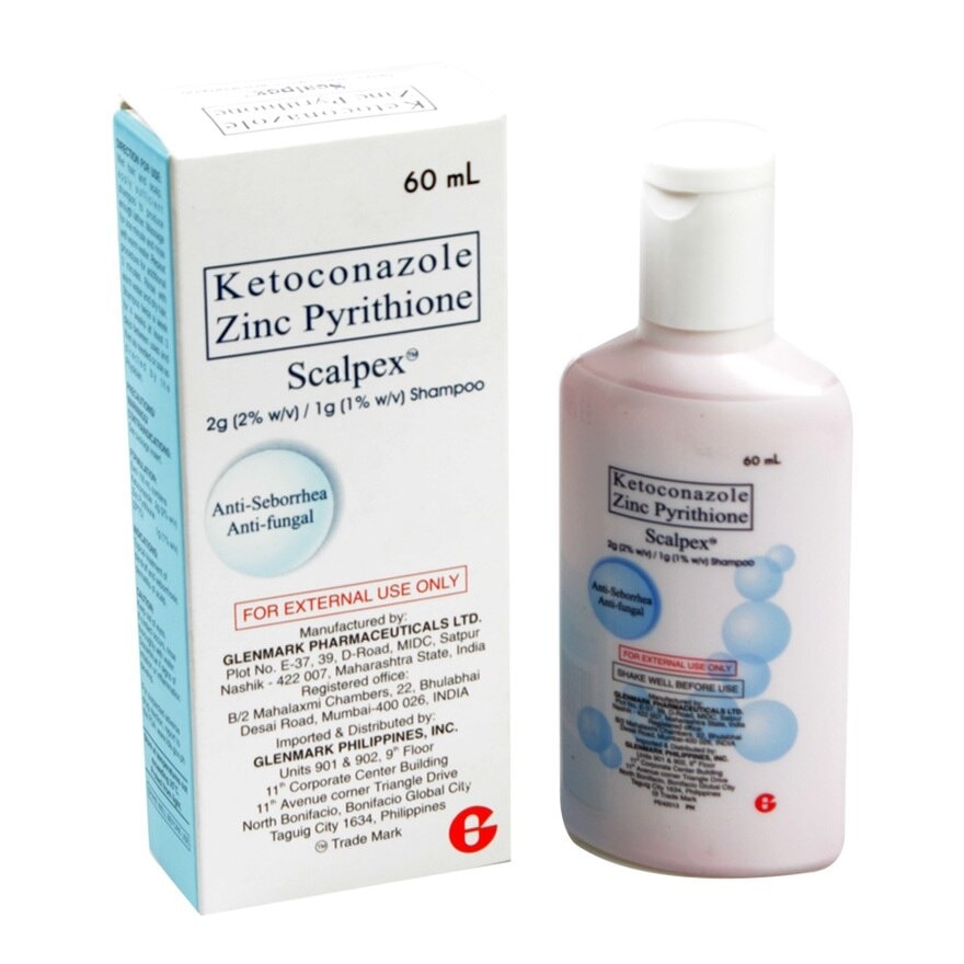 Ketoconazole Zinc Pyrithione Shampoo 60ml