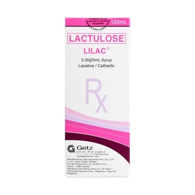 LILAC Lactulose 3.35g/5mL Syrup 120mL [PRESCRIPTION REQUIRED]