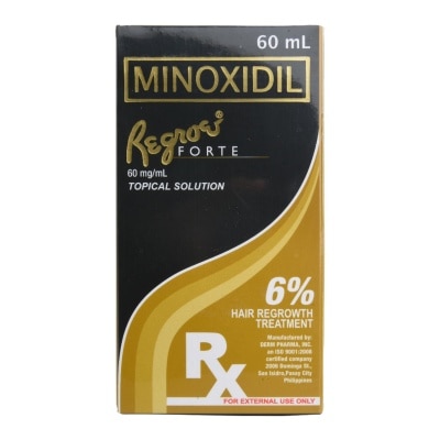 REGROE Minoxidil 6% Hair Regrowth Treatment 60ml [PRESCRIPTION REQUIRED]