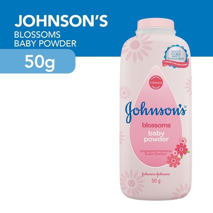 Johnson's Blossoms Baby Powder 50g - Baby Essentials, Baby Care