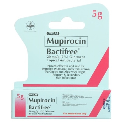 BACTIFREE Mupirocin 2% Ointment 5g [PRESCRIPTION REQUIRED]