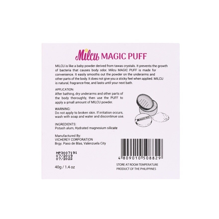 Magic Puff Deodorant Powder 40g