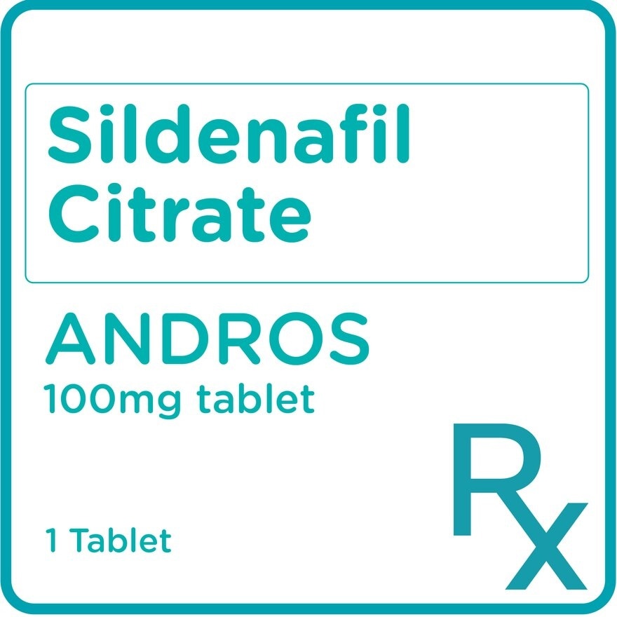 Sildenafil Citrate 100mg 1 Tablet [PRESCRIPTION REQUIRED]