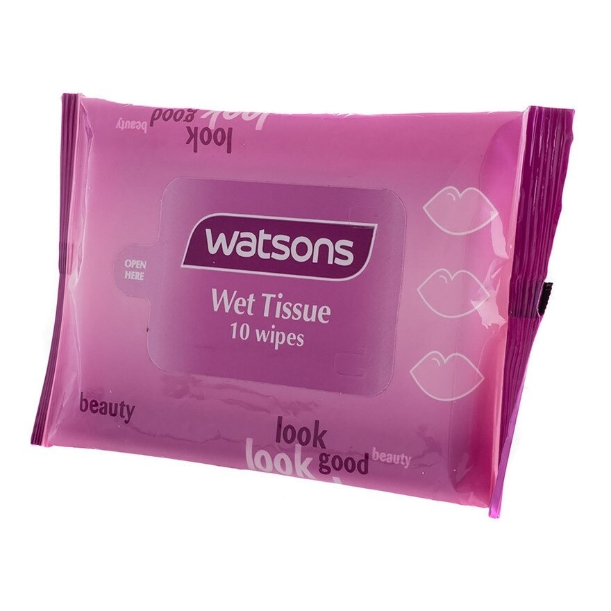 Wet Tissue Look Good Beauty 10 Wipes