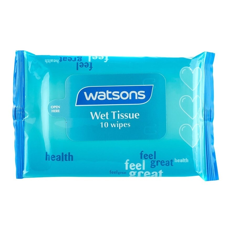 Blue Wet Tissue 10 Sheets