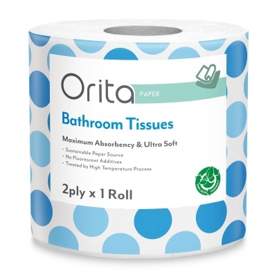 ORITA Bathroom Tissue Single 2ply 400 sheets