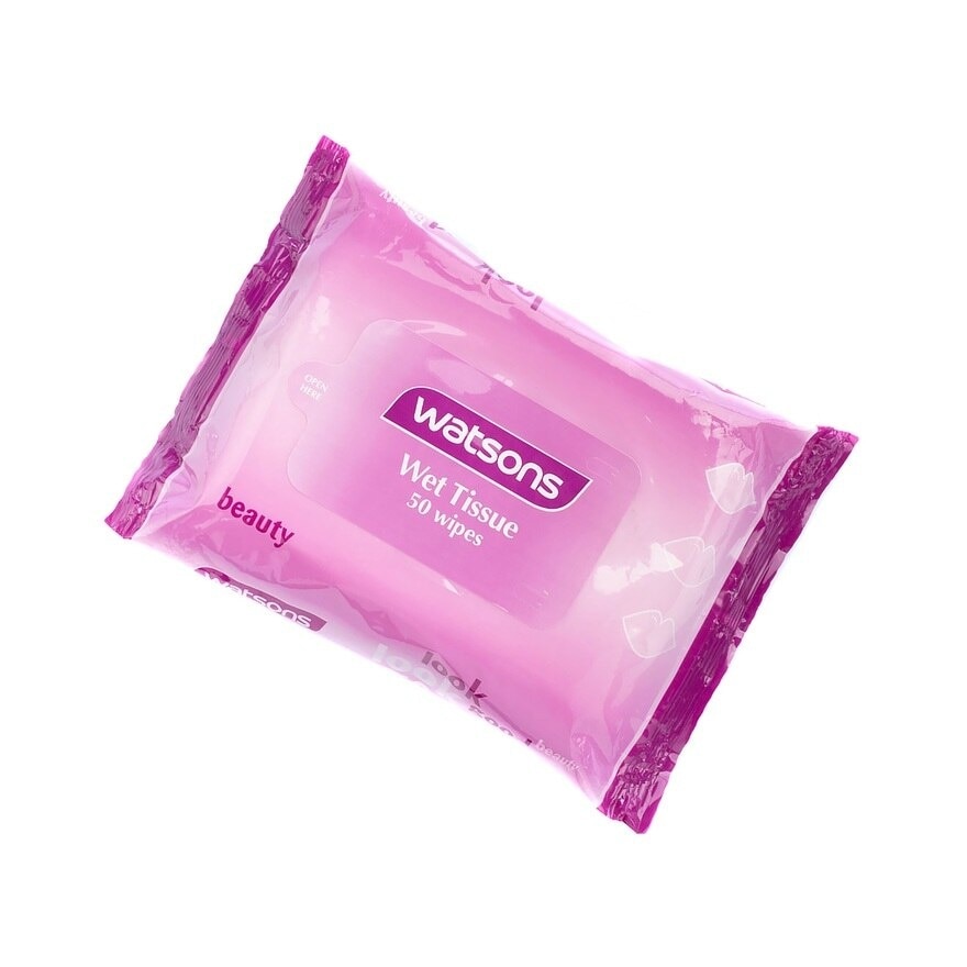 Violet Wet Tissue 50 Sheets