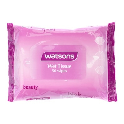 WATSONS Violet Wet Tissue 50 Sheets