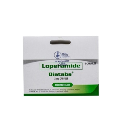 DIATABS Loperamide Capsule 2mg X 4 Pack