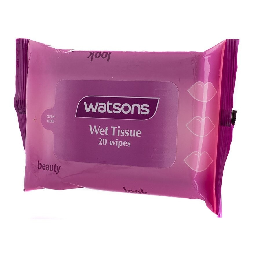 Violet Wet Tissue 20 Sheets